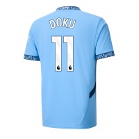 Manchester City Jeremy Doku #11 Hjemmedrakt 2024-25 Kortermet